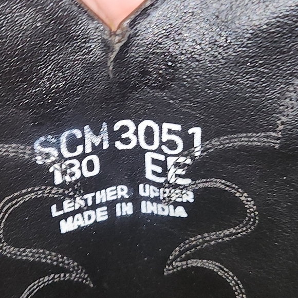 OLD WEST Mens Western Brown Leather Cowboy Boots SCM3051 Size 13 EE main image 5